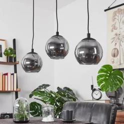 hofstein Suspension Sernf Noir, 3 lumières