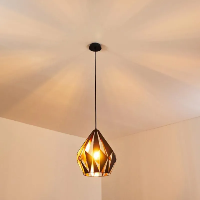 Luminaires Orientaux-hofstein Suspension Situk Cuivre, Noir, 1 lumière