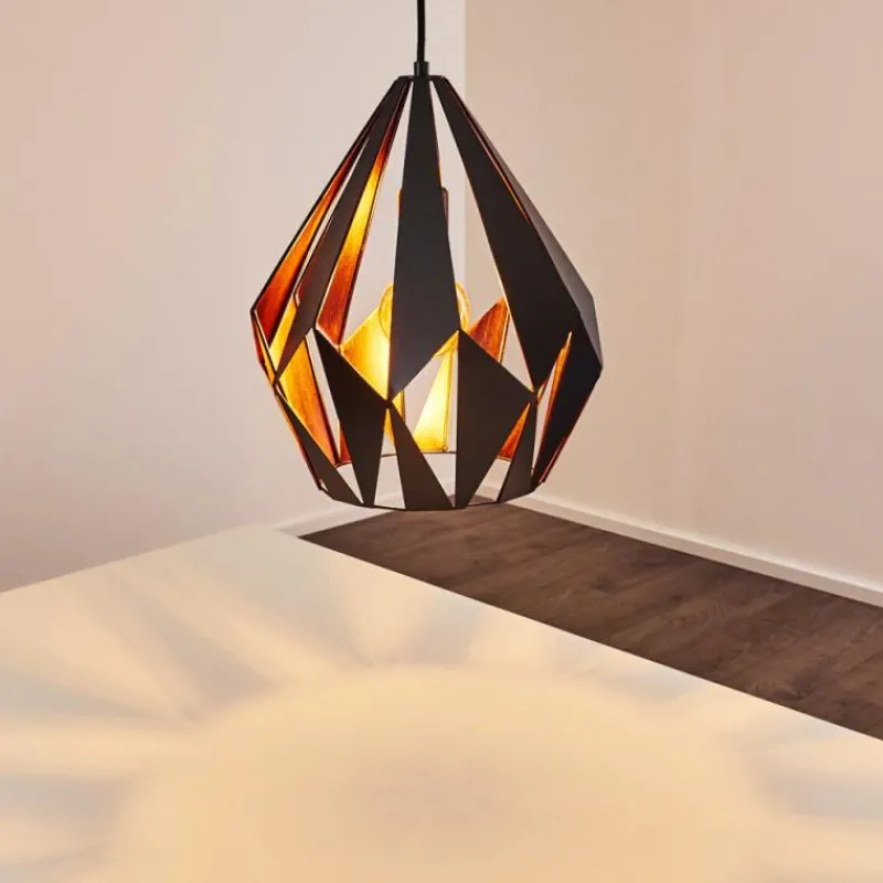 Luminaires Orientaux-hofstein Suspension Situk Cuivre, Noir, 1 lumière