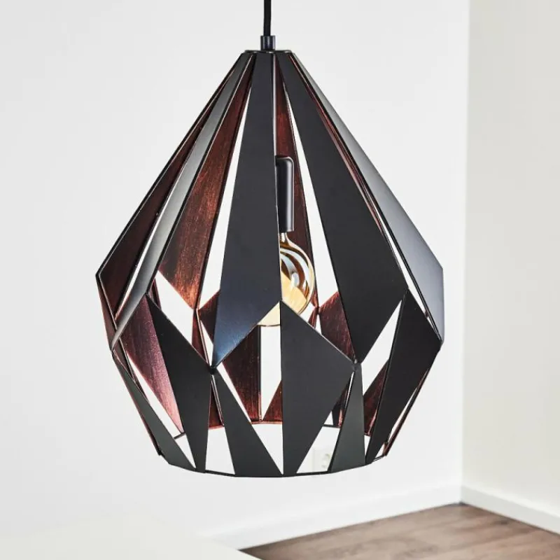 Luminaires Orientaux-hofstein Suspension Situk Cuivre, Noir, 1 lumière