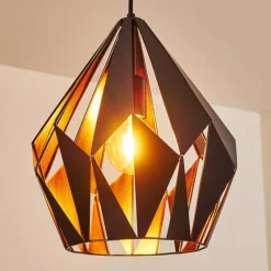 Luminaires Orientaux-hofstein Suspension Situk Cuivre, Noir, 1 lumière