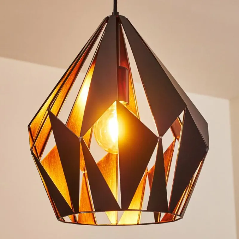 Luminaires Orientaux-hofstein Suspension Situk Cuivre, Noir, 1 lumière