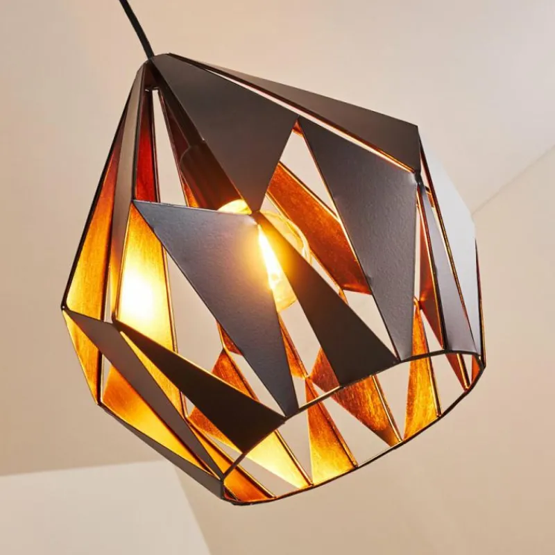 Luminaires Orientaux-hofstein Suspension Situk Cuivre, Noir, 1 lumière