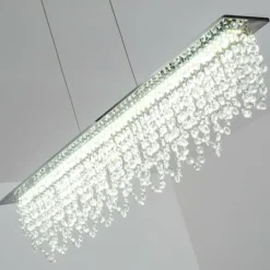 hofstein Suspension Slidre LED Chrome, 1 lumière, Télécommandes