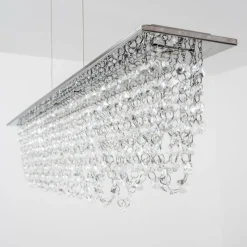 hofstein Suspension Slidre LED Chrome, 1 lumière, Télécommandes