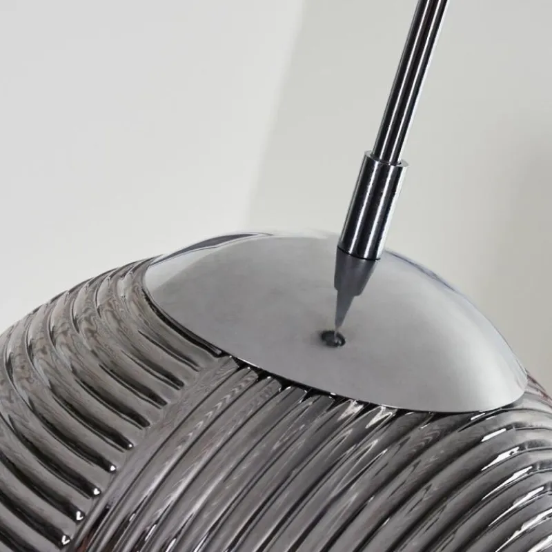 Suspension Verre Fumé-hofstein Suspension Sénal Chrome, 1 lumière