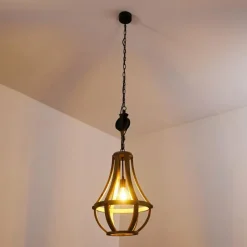 Luminaires Rustiques-hofstein Suspension Sonderjylland Bois clair, 1 lumière