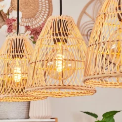 Luminaires Scandinaves-hofstein Suspension Sooul Noir, 3 lumières