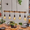 Luminaires Scandinaves-hofstein Suspension Soungou Écru, Noir, 5 lumières