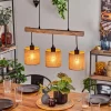 Lampes En Tissu-hofstein Suspension Soungou Écru, Noir, 3 lumières