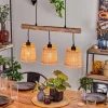 Luminaires Scandinaves-hofstein Suspension Soungou Écru, Noir, 3 lumières