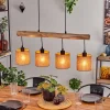 Lampes En Tissu-hofstein Suspension Soungou Écru, Noir, 4 lumières