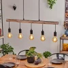 Luminaires Scandinaves-hofstein Suspension Soungou Écru, Noir, 5 lumières