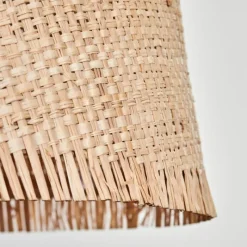 Luminaires Scandinaves-hofstein Suspension Soungou Écru, Noir, 5 lumières