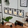 Lampes Vintages & Rétros-hofstein Suspension Srelau Noir, 4 lumières