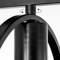 Lampes Vintages & Rétros-hofstein Suspension Srelau Noir, 4 lumières