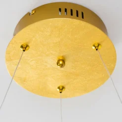 Lampes Dorées-hofstein Suspension Stalon LED Or, 1 lumière