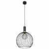 Lampes Dorées-Luminaires Steinhauer Suspension Steinhauer Aureole Noir, 1 lumière