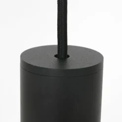 Lampes Dorées-Luminaires Steinhauer Suspension Steinhauer Aureole Noir, 1 lumière