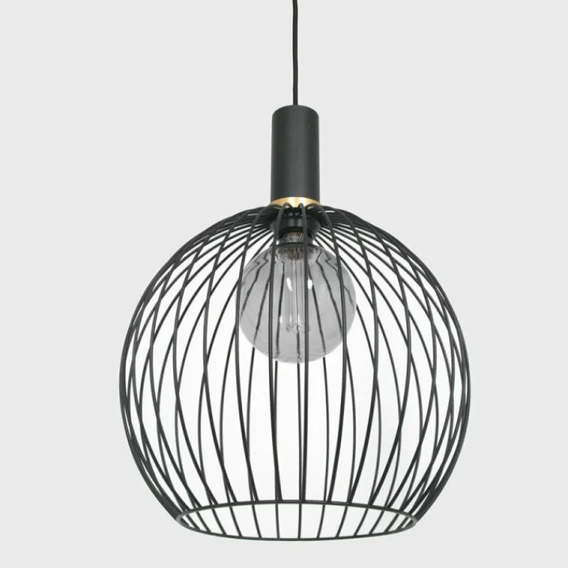 Lampes Dorées-Luminaires Steinhauer Suspension Steinhauer Aureole Noir, 1 lumière