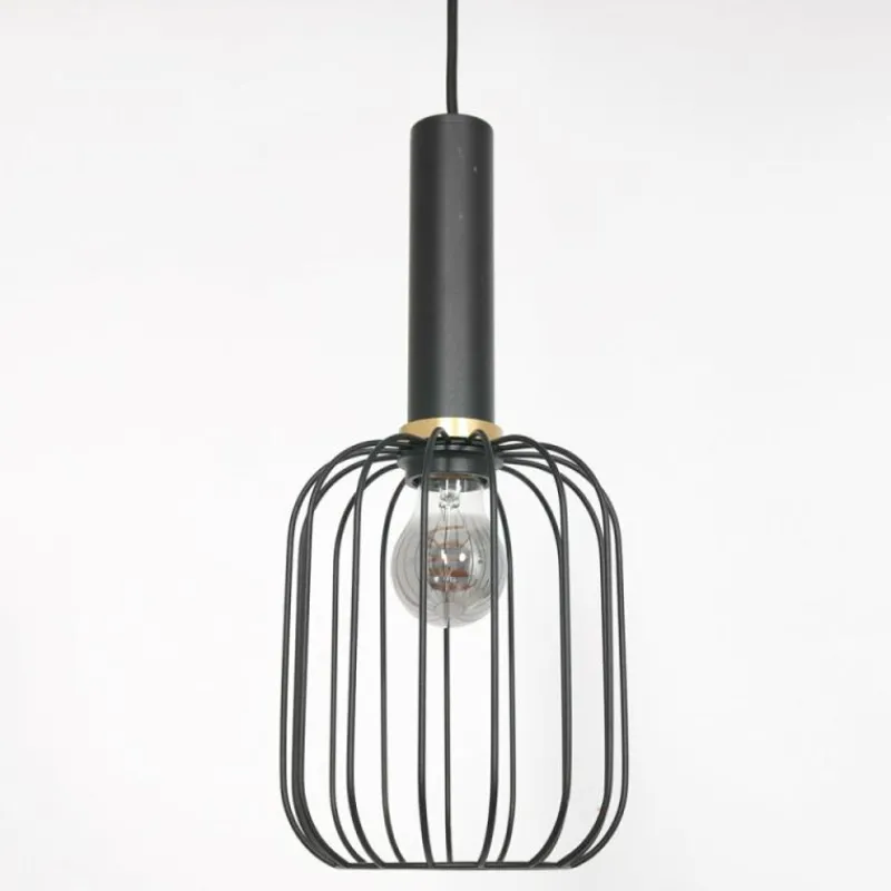 Lampes Dorées-Luminaires Steinhauer Suspension Steinhauer Aureole Noir, 1 lumière