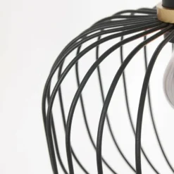 Lampes Dorées-Luminaires Steinhauer Suspension Steinhauer Aureole Noir, 1 lumière