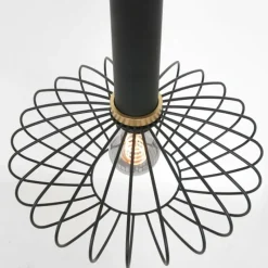 Lampes Dorées-Luminaires Steinhauer Suspension Steinhauer Aureole Noir, 1 lumière