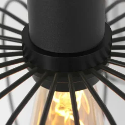 Luminaires Steinhauer Suspension Steinhauer Aureole Noir, 6 lumières* Suspensions