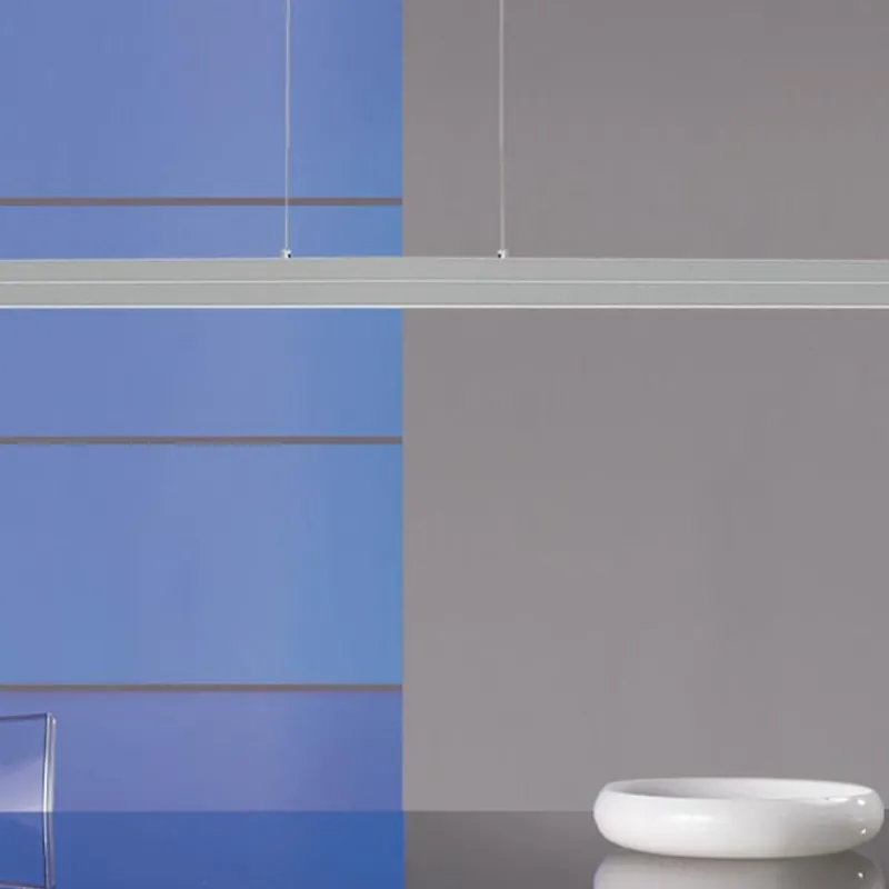 Luminaires Steinhauer Suspension Steinhauer Bande LED Acier brossé, 4 lumières* Suspensions