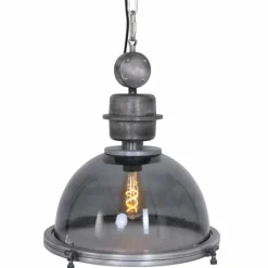 Suspension Verre Fumé-Luminaires Steinhauer Suspension Steinhauer Bikkel Gris, 1 lumière