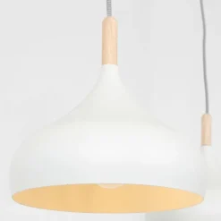 Luminaires Scandinaves-Luminaires Steinhauer Suspension Steinhauer Bjorr Blanc, 3 lumières