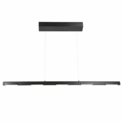 Luminaires Steinhauer Suspension Steinhauer Bloc LED Noir, 7 lumières* Éclairage Led