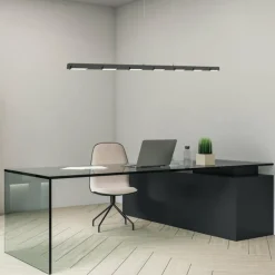 Luminaires Steinhauer Suspension Steinhauer Bloc LED Noir, 11 lumières* Éclairage Led