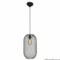 Lampes Industrielles-Luminaires Steinhauer Suspension Steinhauer Bodine Noir, 1 lumière