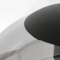 Suspension Verre Fumé-Luminaires Steinhauer Suspension Steinhauer Bollique Noir, 3 lumières