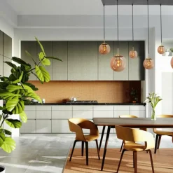 Luminaires Steinhauer Suspension Steinhauer Bollique Laiton, 6 lumières