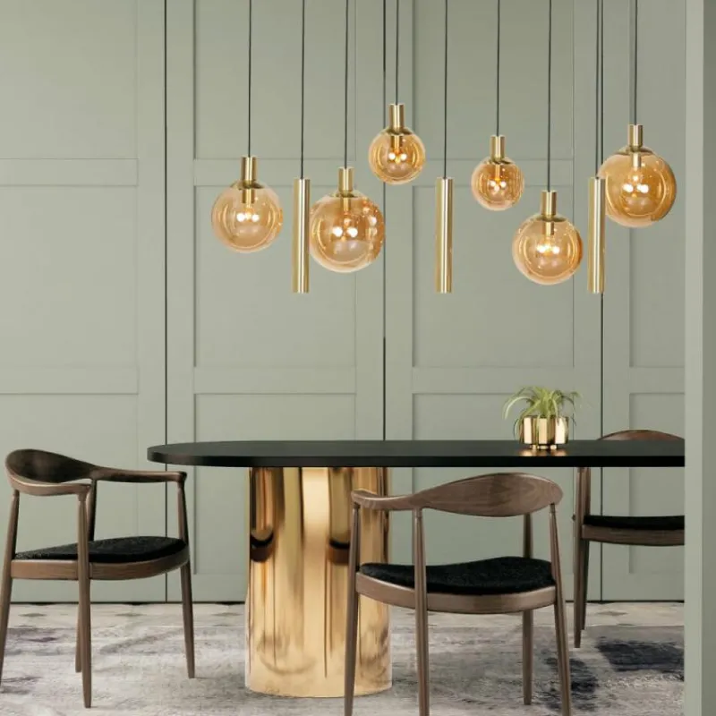 Luminaires Steinhauer Suspension Steinhauer Bollique LED, 9 lumières* Éclairage Led