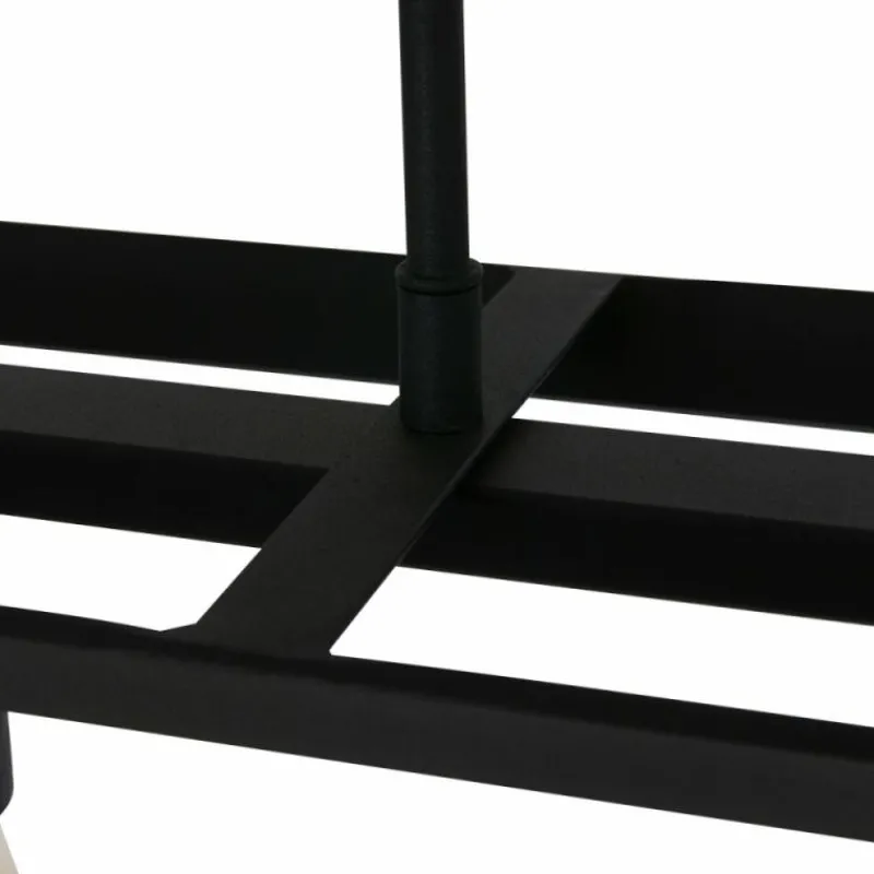 Lampes Industrielles-Luminaires Steinhauer Suspension Steinhauer Buckley Noir, 5 lumières