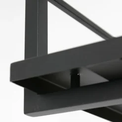 Lampes Industrielles-Luminaires Steinhauer Suspension Steinhauer Buckley Acier inoxydable, 4 lumières