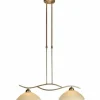 Luminaires Steinhauer Suspension Steinhauer CAPRI Bronze, 2 lumières