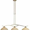Luminaires Steinhauer Suspension Steinhauer CAPRI Bronze, 3 lumières