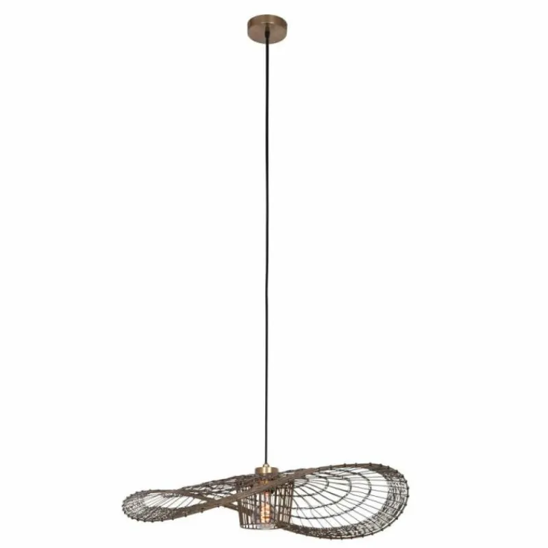Style Boho-Chic-Luminaires Steinhauer Suspension Steinhauer Chapeau Bronze, 1 lumière