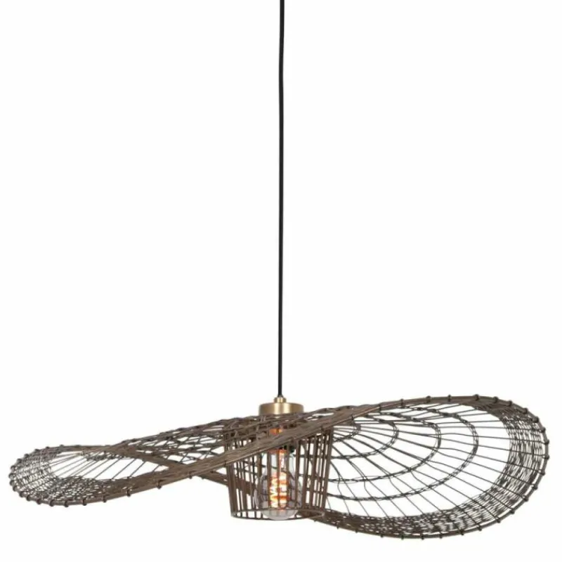 Style Boho-Chic-Luminaires Steinhauer Suspension Steinhauer Chapeau Bronze, 1 lumière