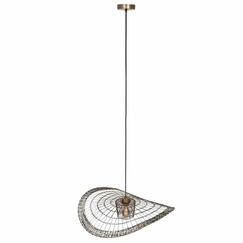 Style Boho-Chic-Luminaires Steinhauer Suspension Steinhauer Chapeau Bronze, 1 lumière