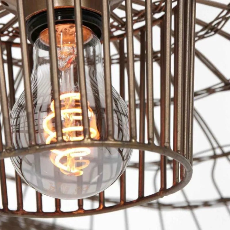 Style Boho-Chic-Luminaires Steinhauer Suspension Steinhauer Chapeau Bronze, 1 lumière