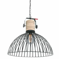 Luminaires Rustiques-Luminaires Steinhauer Suspension Steinhauer Dunbar Noir, 1 lumière