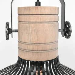 Luminaires Rustiques-Luminaires Steinhauer Suspension Steinhauer Dunbar Noir, 1 lumière