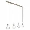 Luminaires Steinhauer Suspension Steinhauer Elegance Transparent, 4 lumières
