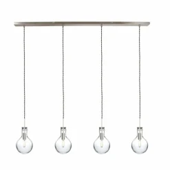 Luminaires Steinhauer Suspension Steinhauer Elegance Transparent, 4 lumières