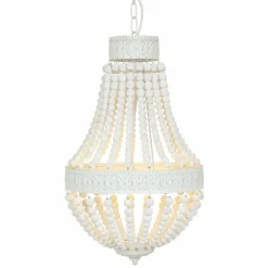 Lampes En Bois-Luminaires Steinhauer Suspension Steinhauer Ella Blanc, 3 lumières
